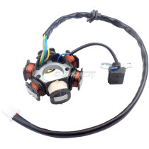 Ignition Stator Magneto 6 wire AC 6 Pole Coil for For GY6 50cc 110cc 125cc 150cc Scooter ATV Go Kara Lance Znen Jonway Cool Sports Taotao Roketa