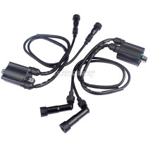 2 Pcs Ignition Coil & Caps For Honda CB650 CB750 CB900 CB1000 1979-1983 Goldwing 1100 1200 GL 1100 1200 Nighthawk 650 750