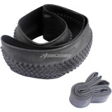 26x2.35 Folding Bike Tires with Inner Tubes, 26 Inch Cruiser Bike Tire, 59-559 Bicycle Tires for Beach Bikes Off Road Bikes Hybrid Bicycles 26x2.30 26x2.35 26x2.40