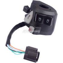 Handle Switch with Passing Light Hazard Light Plug Horn Warning Light Turn Signal Button For Honda Click150 Left Motorcycle