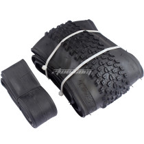 26x2.35 Folding Bike Tires with Inner Tubes, 26 Inch Cruiser Bike Tire, 59-559 Bicycle Tires for Beach Bikes Off Road Bikes Hybrid Bicycles 26x2.30 26x2.35 26x2.40