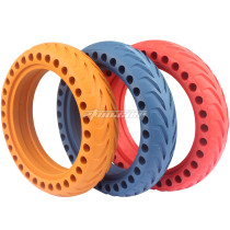 8.5 inch tyre Electric Scooter Honeycomb Shock Absorber Damping red Tyre Durable Rubber Solid Tire For Xiaomi Mijia M365 1S Pro Pro2 MI 3