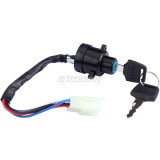 Ignition Switch 4 Wires 2 Key For YAMAHA V50 Motorcycle