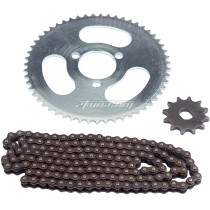25H 55T 29mm Rear Sprocket + 25H 12T Front Sprocket + 25H 146 Section Chain Set for Modified Karts ATVS and Mini Motorcycles