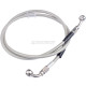 47In Hydraulic Front Brake Line Kit for 16-18In Handlebar Hydraulic Brake Line for Harley Softail Blackline - FXS 2011-2013 No.42314-08 Silver Tone
