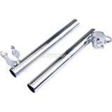 Front Fork Suspension Triple Tree Clamp Yoke Clamp Handle Bar Assembly For 47CC 49CC Minimoto Mini Dirt Bike Quad Pocket Bike