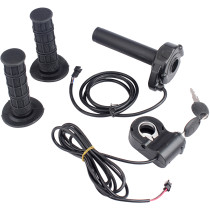 Electric Throttle Turn Grip Handlebar Accelerated Handle Throttle with Key Ignition for Ridstar For Ridstar Q20 Surron Throttle Ebike Electric Dirt Bike Scooter Mountain Bike