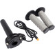 Full Quick Twist Throttle 3 Pin Surron Style 12V-72V Anti-slip Handlebar Grips For Lectric XP4 Macfox X1 HappyRun Freego Heybike Electric Bike Dirt Bike Ebike Scooter