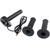 Full Quick Twist Throttle 3 Pin Surron Style 12V-72V Handlebar Grips For Lectric XP4 Macfox X1 HappyRun Freego Heybike Electric Bike Dirt Bike Ebike Scooter