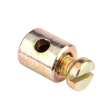 Solderless Throttle Cable Nipple Screw Metal Stopper For Motorcycle Brake Clutch Choke Cable Repair Go Kart Bike ATV Pit Dirt Bike Quad 4Wheel Mower 一 8*9MM