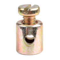 Solderless Throttle Cable Nipple Screw Metal Stopper For Motorcycle Brake Clutch Choke Cable Repair Go Kart Bike ATV Pit Dirt Bike Quad 4Wheel Mower 一 8*9MM