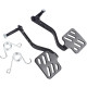 NEW Pedal Kit Brake Throttle Pedal for 196cc 212cc 6.5hp Road Rocket Azusa Fun Kart Carter Radio Flyer Go Kart Cart Racing Drift Trike Vintage Type - Black