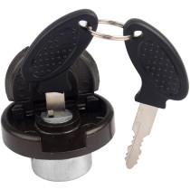Gas Tank Cap Lock With Keys For GY6 49cc-180cc engine Scooter Moped ATV Dune Buggy Go Kart Dirt Pit Bike - Black
