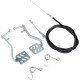 NEW Go Kart Brake Throttle Pedals with 71 inch Go Kart Throttle Cable Kit for Go Kart Cart Predator 212cc 196cc 6.5hp 5.5hp Go Kart Azusa Fun Kart Radio Flyer cart Drift Trike Road Rocket - Silver