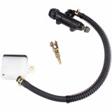 Rear Foot Brake Master Cylinder Pump With Reservoir For KTM RC125 RC200 RC390 125 200 DUKE 390 Orange White 90113060000