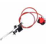 Rear Brake Master Cylinder With Caliper For ATV Quad 50CC 70CC 90CC 110CC 125CC 4 Wheel Motorcycle Parts - Red