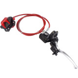 Rear Brake Master Cylinder With Caliper For ATV Quad 50CC 70CC 90CC 110CC 125CC 4 Wheel Motorcycle Parts - Red