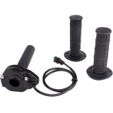 Full Twist Throttle Handle with Male Connector Rolling Bearing & Cable Kit Compatible Fit for Yozma IN10 Valtinsu Strike Shadow SX Electric Electric Dirt Pit Bike Motorcycle