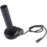 7/8  22mm Handlebar Full Twist Throttle for Super 73 RX/R/S2/ZX, Ebike Throttle 3Pin Grip Kit, 12V-72V Plug and Play for Bafang Mid Drive Kit BBS01B BBS02B BBSHD