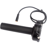 7/8  22mm Handlebar Full Twist Throttle for Super 73 RX/R/S2/ZX, Ebike Throttle 3Pin Grip Kit, 12V-72V Plug and Play for Bafang Mid Drive Kit BBS01B BBS02B BBSHD