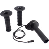 7/8in 22mm Handlebar Full Twist Throttle for Super 73 RX/R/S2/ZX, Ebike Throttle 3Pin Grip Kit, 12V-72V Plug and Play for Bafang Mid Drive Kit BBS01B BBS02B BBSHD