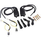 Dual Output Motorcycle Ignition Coil Set with Spark Plug Caps Compatible with Kawasaki KZ650 KZ900 KZ1000 Z1 Suzuki GS550 GS750 GS850 GS1000