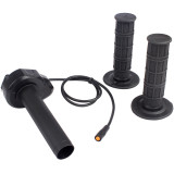 7/8in 22mm Handlebar Full Twist Throttle for Super 73 RX/R/S2/ZX, Ebike Throttle 3Pin Grip Kit, 12V-72V Plug and Play for Bafang Mid Drive Kit BBS01B BBS02B BBSHD