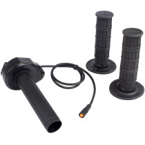 7/8in 22mm Handlebar Full Twist Throttle for Super 73 RX/R/S2/ZX, Ebike Throttle 3Pin Grip Kit, 12V-72V Plug and Play for Bafang Mid Drive Kit BBS01B BBS02B BBSHD