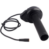 7/8  22mm Handlebar Full Twist Throttle for Super 73 RX/R/S2/ZX, Ebike Throttle 3Pin Grip Kit, 12V-72V Plug and Play for Bafang Mid Drive Kit BBS01B BBS02B BBSHD