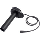 7/8  22mm Handlebar Full Twist Throttle for Super 73 RX/R/S2/ZX, Ebike Throttle 3Pin Grip Kit, 12V-72V Plug and Play for Bafang Mid Drive Kit BBS01B BBS02B BBSHD