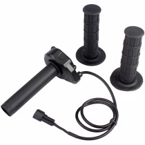 Full Twist Throttle Handle with Male Connector Rolling Bearing & Cable Kit Compatible Fit for Yozma IN10 Valtinsu Strike Shadow SX Electric Electric Dirt Pit Bike Motorcycle