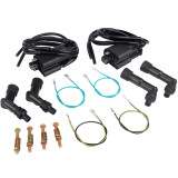 Ignition Coils And Spark Plug Caps Set For Honda CB350F CB400F CB500 CB550 30510-333-013 30501-323-003 30501-404-000