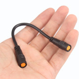 EBike Electric Bicycle Waterproof 3 Pin Sensor Thumb Throttle Cable For Electric Scooter E-Bike Male-Male Cables Connectors