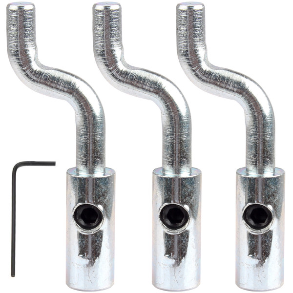 3pcs Z-Shape Throttle Cable End Fittings For Lawn Mower Bike Go Kart Engine Brake Wire Adjustable Metal Replacement