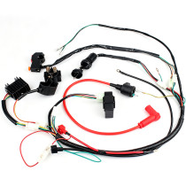 Wiring Loom Harness Key Switch Ignition CDI Kit For Zongshen 190cc 2 Valve Oil Cooled Electric Start Engine Pit Bike