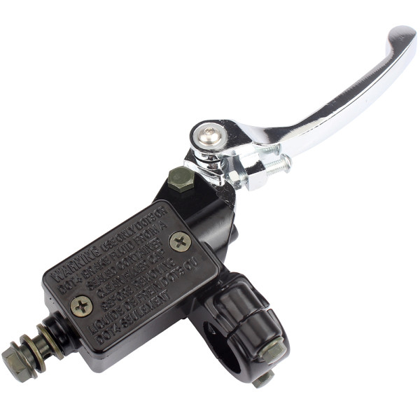 Right Brake Master Cylinder Brake Lever for Taotao Sunl 50cc 110cc 125cc TTR BBR KLX CRF XR Polaris Outlaw 525 Roketa Taotao Kazuma Eton Baja 250R ATC ATV 4 Wheeler Dirt Pit Bike - Silver