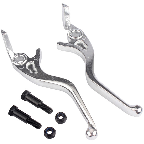 E-Bike Aluminum Brake Levers for Yozma in 10/Yozma in 10 Pro/Tuttio Soleil 01 Electric Dirt Bike Motorcycle - Silver