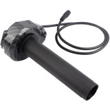 7/8  22mm Handlebar Full Twist Throttle Water Transfer for Super 73 RX/R/S2/ZX, Ebike Throttle 3Pin Grip Kit, 12V-72V Plug and Play for Bafang Mid Drive Kit BBS01B BBS02B BBSHD