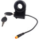 3-pin Ignition Lock Scooter Key Switch Secure For Lectric Jasion HappyRun Freego Heybike Kukirin G2 Pro/Max Scooter