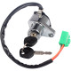 Ignition Switch Lock with Keys for Suzuki LS650 Savage 1986-2004 /LS650 Boulevard S40 2005-2017 /VS1400 Intruder 1987-2004 /VS1400 Boulevard S83 2005-2009 37110-24B02 37110-24B03