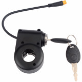 3-pin Ignition Lock Scooter Key Switch Secure For Lectric Jasion HappyRun Freego Heybike Kukirin G2 Pro/Max Scooter