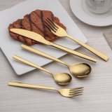 Berglander 20-Piece shiny Gold Plated Stainless Steel Flatware Set, Service for 4