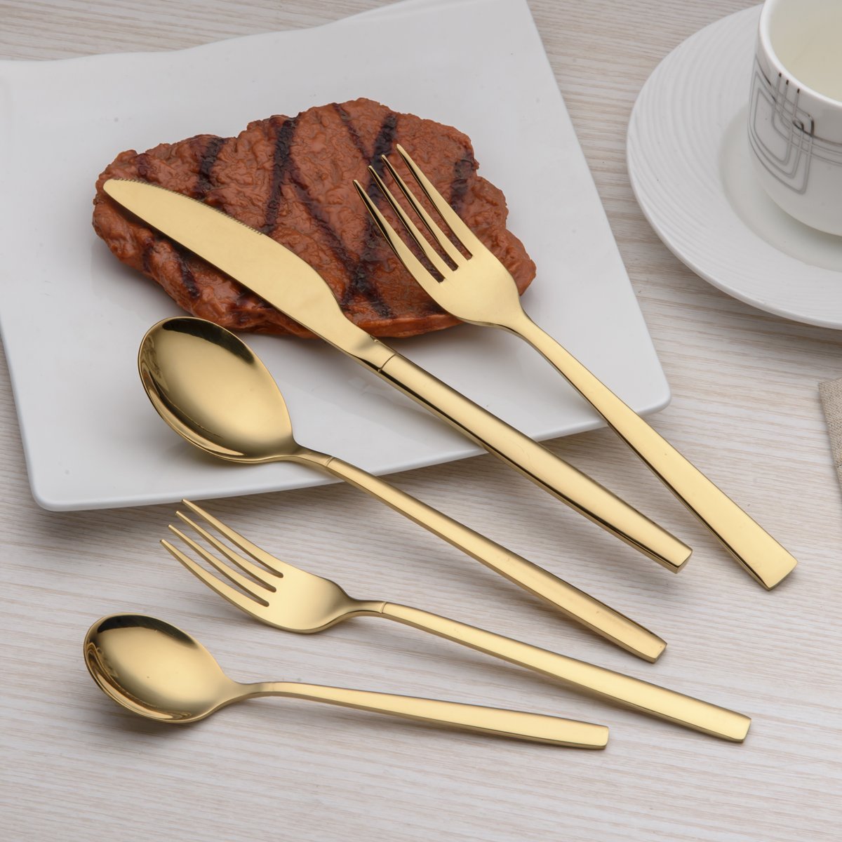 Unique Golden flatware set -Berglander