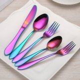 20 Piece Colorful Flatware Set, Service for 4 (Shiny Colorful)