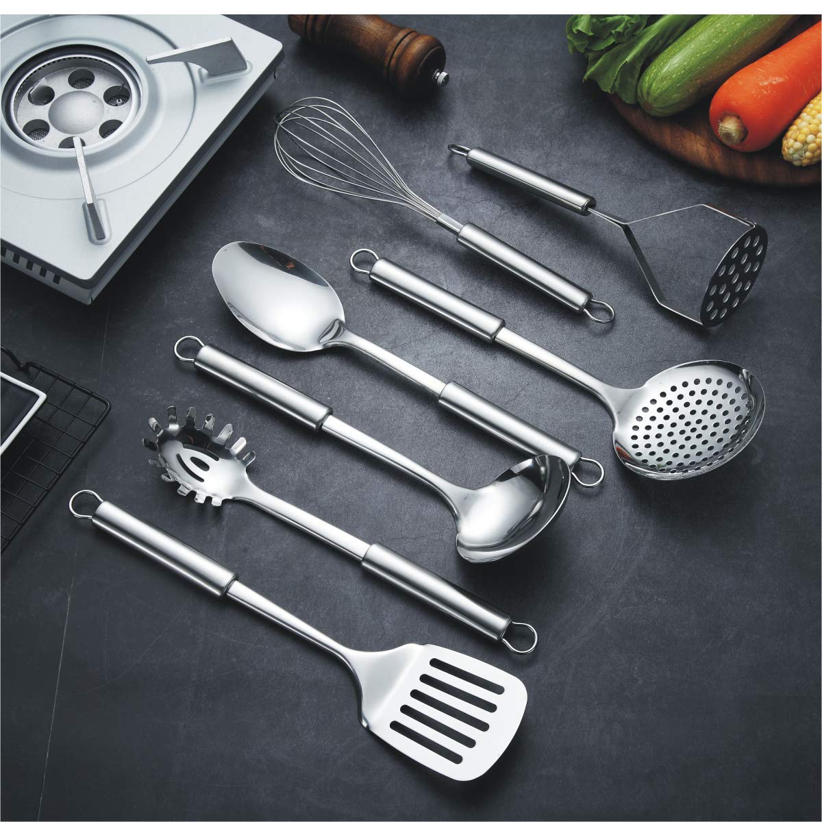 13 Pieces Stainless Steel Cooking Utensils Set – Letcase