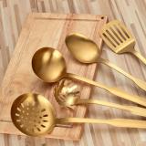 Copper Kitchen Tools Set (Matte Gold)