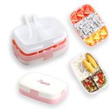 Berglander Bento Box,Brotdose, Bento Boxen für Kinder und Erwachsene, Auslaufsicherer Lebensmittelbehälter mit 3 Fächern.