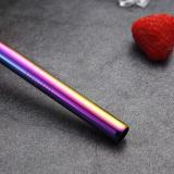Reusable Golden Drinking Straw and Colorful Drinking Straws Straight and Bent Metal Straws with Brushes Set of 18