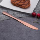 24 Piece Rose Gold Plated Cutlery Set Service for 6