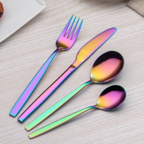 Berglander 286 rainbow stainless steel cutlery set